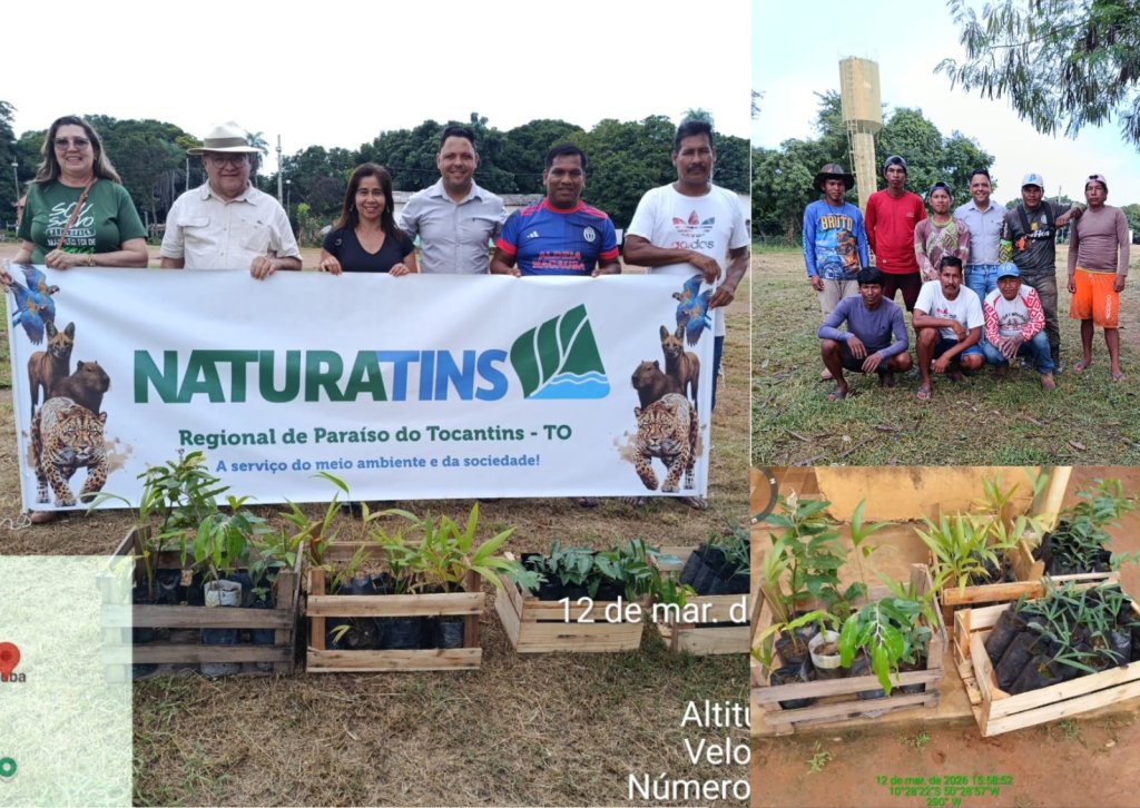 PREFEITURA DE PIUM PROMOVE ENTREGA DE MUDAS EM INICIATIVA AMBIENTAL NA ALDEIA INDÍGENA MACAÚBA